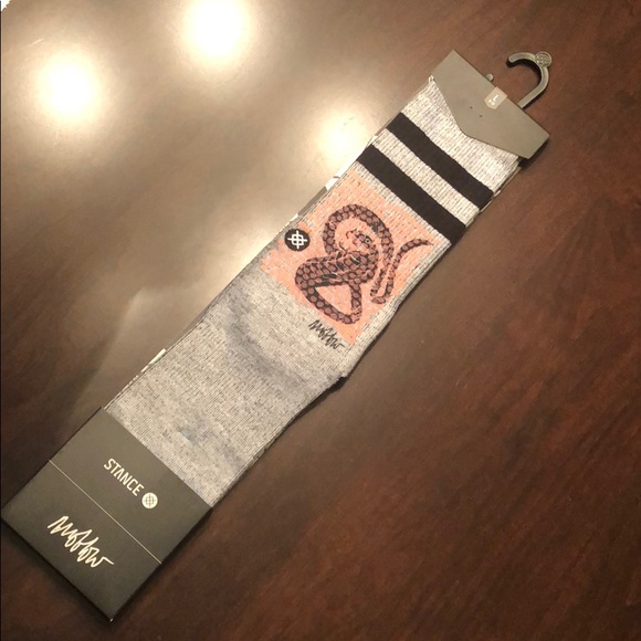 Stance Oblow Snake Socks LARGE 9-12 - Picture 2 of 3